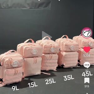 In search of : duffle the dream is real pink/patches anything in this color !!